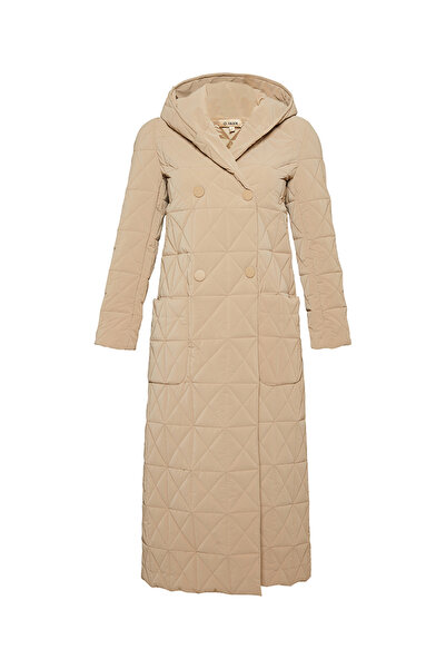 Aker 10576111 Kapüşonlu Astarlı Mont