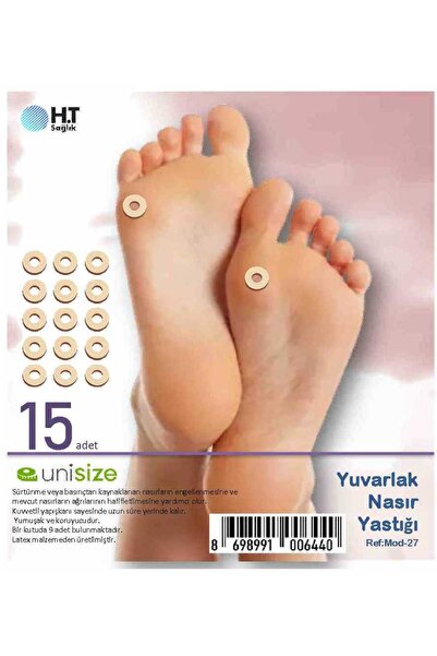 Genel Markalar 15 Adet Yuvarlak Nasır Koruyucu Yastık, konfor sağlayan rahat tasarım