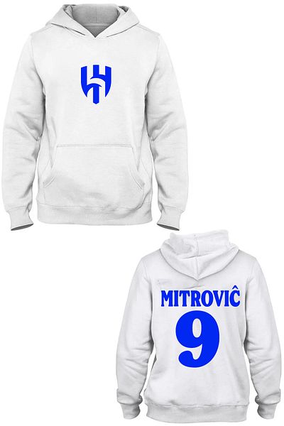 Pisa Art Φούτερ με κουκούλα Al-Hilal Σαουδική Αραβία Mitrovic 9 Special Design