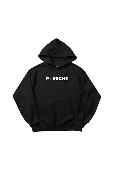 SVART WEAR Porsche Gt3Rs Design Premium Oversize суитшърт с качулка