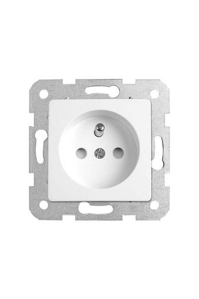 VİKO Linnera White Ups Socket - Frameless Design