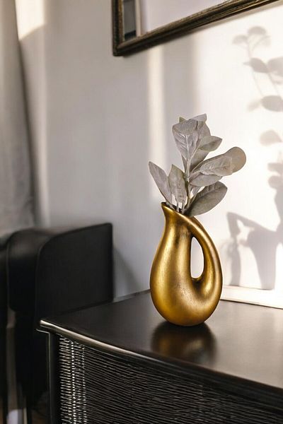 Evene Small Vase - Table Top and Home Decoration, Gold Antique Color Model 35