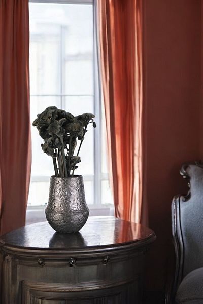 Evene Small Vase - Table Top Vase, Home Decoration, Silver Antique Color Model 11