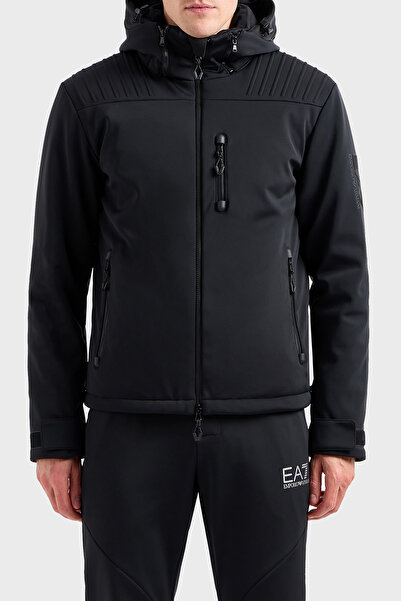 EA7 Regular Fit Çıkarılabilir Kapüşonlu Mont Erkek MONT 6DPG12 PN8HZ 1200