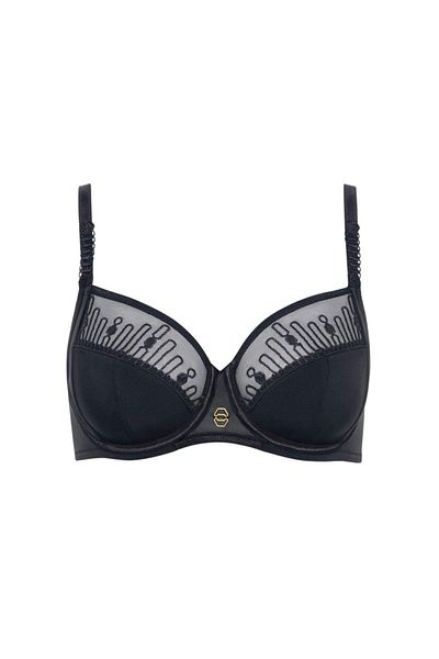 Lisca Σουτιέν συσπειρωμάτων Ivonne Black Underwire