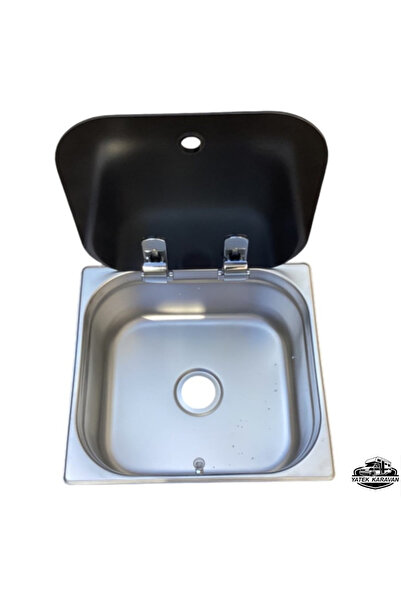 Universal Cam Kapaklı Evye 34 x 32.5 x 15 Cm ÜNİVERSAL Yatek Karavan Tekne