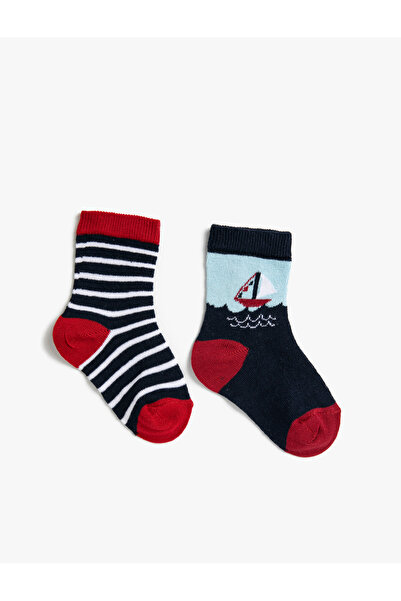 Koton Комплект чорапи с множество шарки