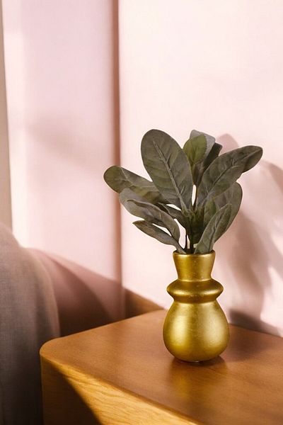 Evene Vase Small - Table Top and Home Decoration, Gold Color Model 10
