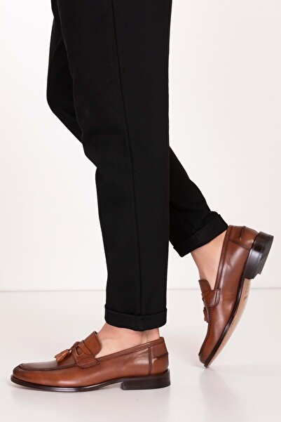 Gondol Erkek Hakiki Deri Kösele Ayakkabı ny.881