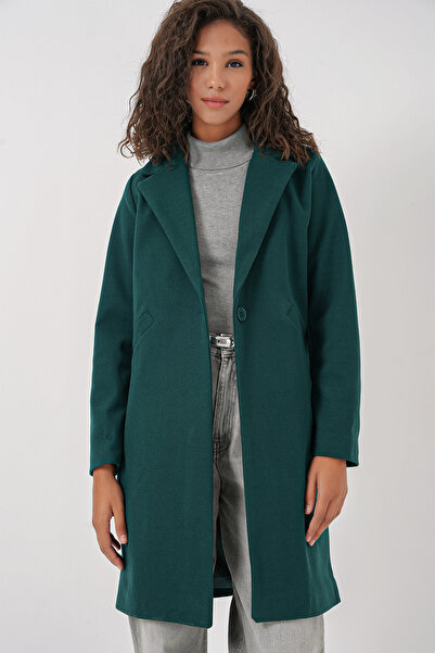 Bigdart 9085 Kaşe Coat - Emerald Green