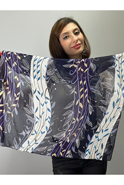 Gönülden Tasarım Жіночий шарф з візерунком у вигляді лози 170X70 см