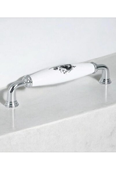 Porcellana Perla (16cm)- Porcelain Furniture Handle Kulb Cabinet Drawer Kitchen Bathroom Handle Handle Metal -Ruby 160Mm-Stk3331