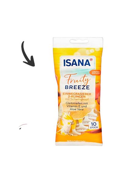 ISANA 10-Piece Razor Blades - Use with 2 Blades