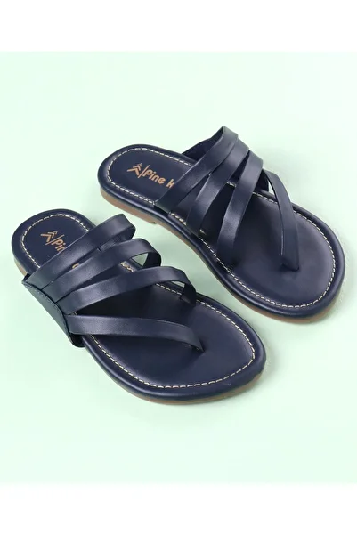 Pine kids Party Wear Sandals - Navy