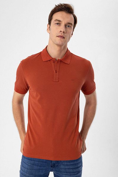 SÜVARİ Μπλουζάκι Dobby με γιακά Polo Regular Fit