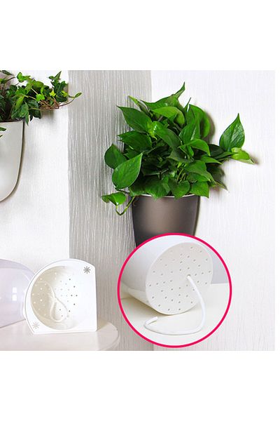 Generic Planting auto watering pot wall mounted gray K07 1.5L