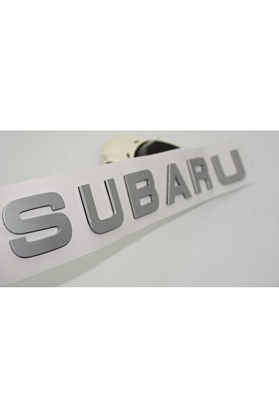 EDEXPORT Subaru İmpreza Forester Bagaj Gri ABS 3M 3D Yazı Logo