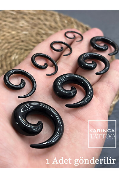Karınca Piercing Septum Genişletici Pincher Spiral Ear Stretcher Gauge Taper Plug Tünel Piercing Genişletici