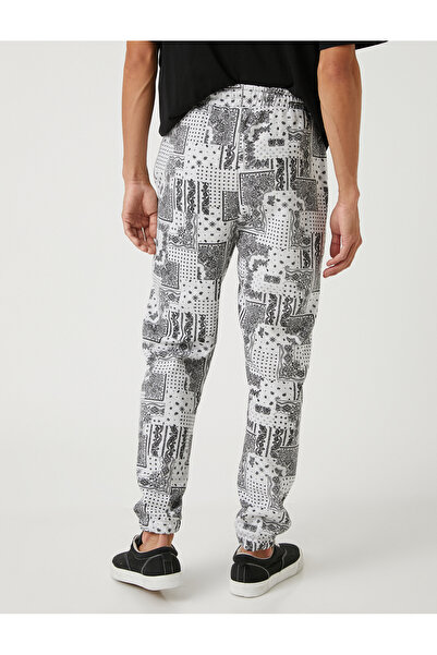 Koton Φούτερ με σχέδιο Paisley με δαντέλα στη μέση και λεπτομέρεια στην τσέπη