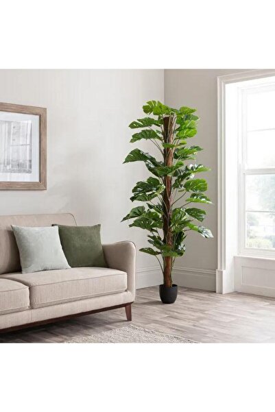 Nettenevime Yapay Çiçek Monstera Salon Sarmaşığı Tropik Salon Bitkisi Yapay A...