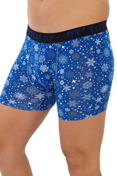 KEYAL Чоловічі бавовняні боксери з малюнком