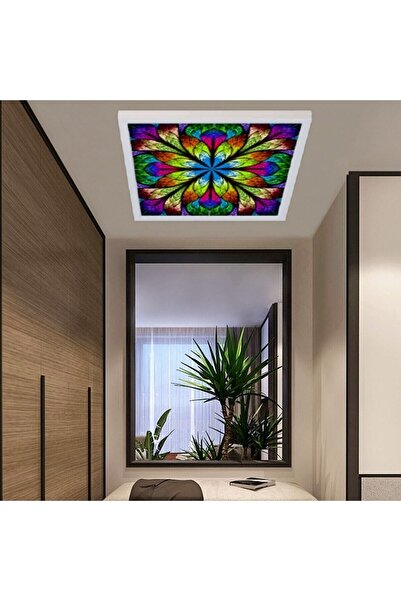 Gökyüzü Panel Koridor 60watt-60x60 -led Avize- Yeni Model Aydınlatma- Kare Ta...