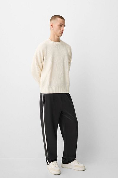 Bershka Straight fit trousers