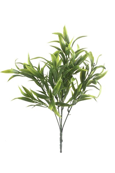 Nettenevime Yapay Çiçek Sivri Yapraklı Şimşir Demet Garnitür Yeşil Aradal Dekoratif Yapay Bitki