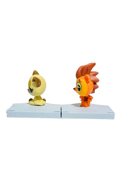 Little Pet Shop Littlest Pets Shop Mini Toy 2 Pcs with Stand