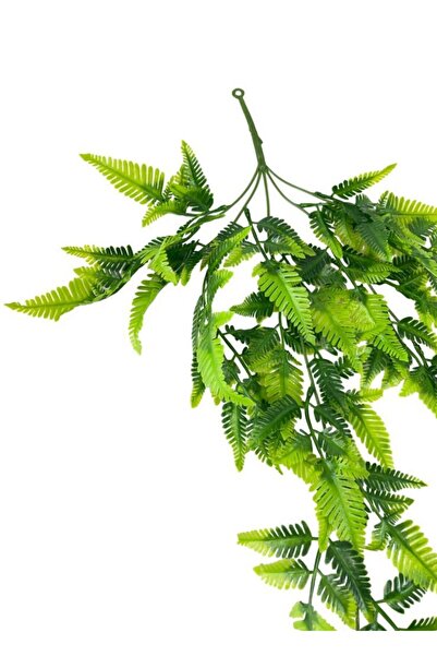 Nettenevime Yapay Çiçek Sarkan Boston Fern 60cm 5dallı Ty124 Yapay Sarmaşık Yeşil
