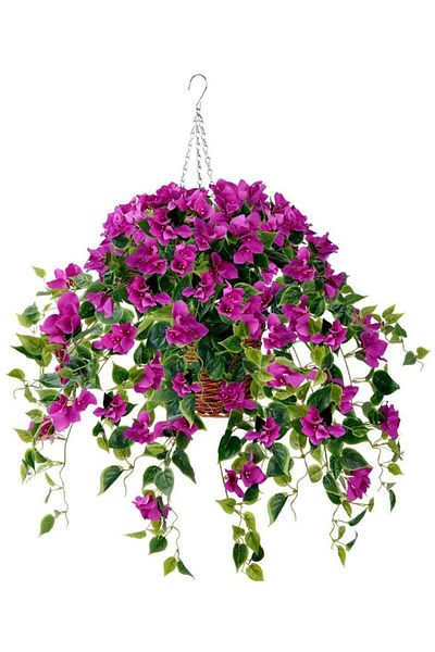 Nettenevime Καλάθι με τεχνητό λουλούδι Begonville Bodrum Flower Basket Purple