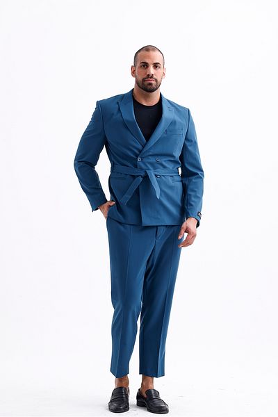 Koch London Men's Oversize Pants - Modern and Stylish Design, Blue