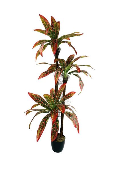 Nettenevime Τεχνητό Δέντρο Kroton Yukka 3 στρώσεων 54 Φύλλα 130*65cm
