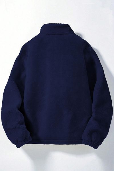 GHASSY CO. Ghassy Co. Ανδρικό φούτερ Alaska Regular βελούδινο Sherpa Winter Full Zip Fleece