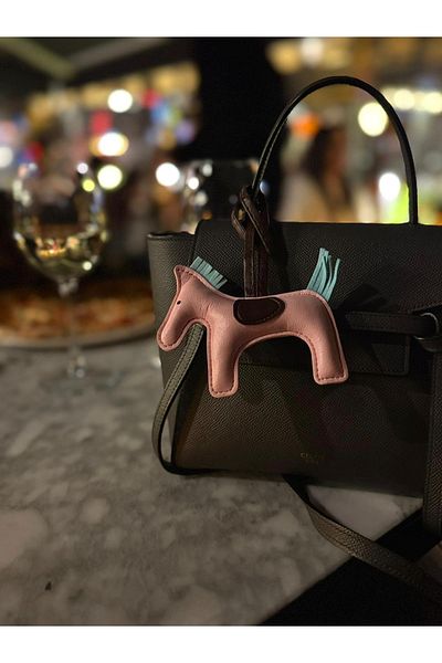 adrbags Pink Horse Charm Accessory
