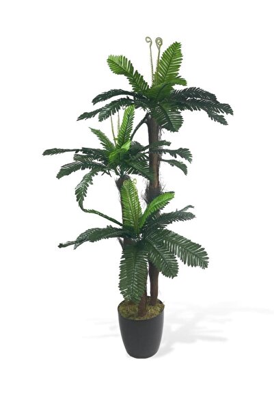Nettenevime Yapay Ağaç Palmiye Sıkas 3Katlı 54Yaprak 130*65cm