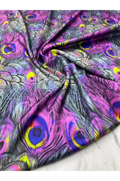 ipekkumaş Model de pene de păun Rochie Cămașă Tivil Satin Fabricați Produsul ...