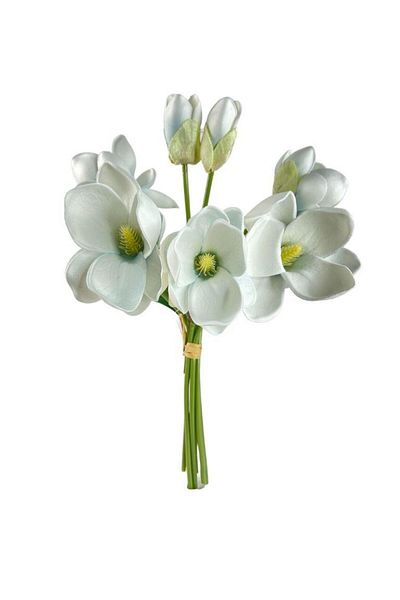 Nettenevime Τεχνητό Λουλούδι Magnolia Letex Eva Magnolia 33cm Πούδρα Ασθενές Μπλε