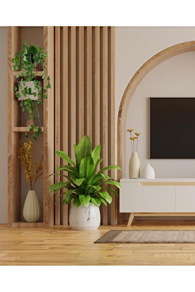 Nettenevime Yapay Çiçek Saksıda Sarkan Sarmaşık 9dal Hedera 80cm Yapay Sarmaşık Yeşil