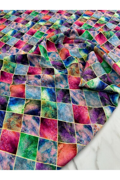 ipekkumaş نمط الهرم الخيزران الرقمية ثوب فسكوزي النسيج