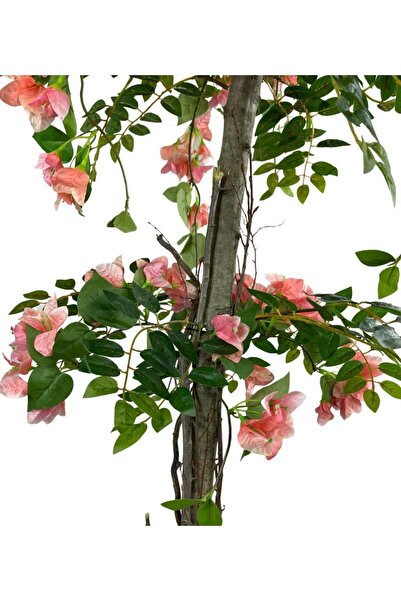 Nettenevime Yapay Ağaç Pembe Begonvil Ağacı 120cm Doğal Salex Dallı