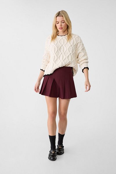 Stradivarius Contrast Hair Knitted Sweater