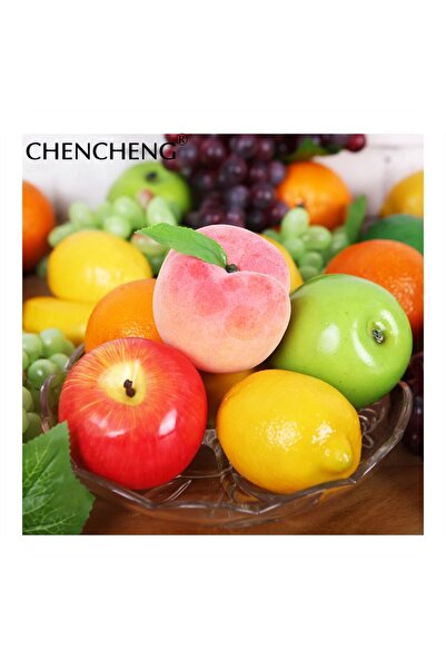 Nettenevime Yapay Meyve Sebze Yeşil Elma Aşırı Doğal 1. Kalite