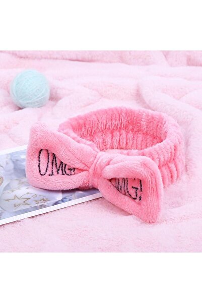 Nettenevime Κορδέλα μαλλιών με φιόγκο Omg Coral βελούδινη κορδέλα μαλλιών φούξια