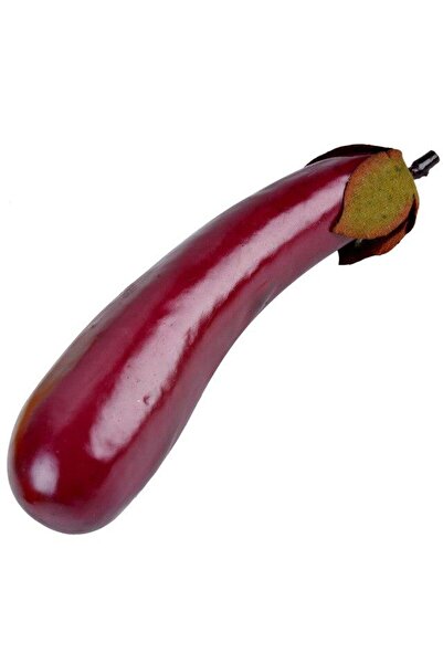 Nettenevime Yapay Sebze Patlıcan Dekoratif Sahte Patlıcan