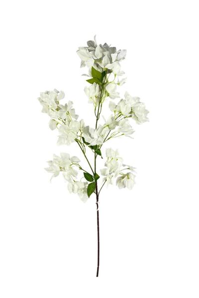 Nettenevime Yapay Çiçek Begonvil Çiçeği Beyaz Uzun Dallı Sarkan Çiçek 110cm