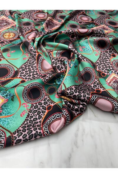 ipekkumaş Viyane Pattern Dressing Shirt Holder Tivil Satin Fabric Produsul nostru este vândut în bucăți 1 bucată 1 metru