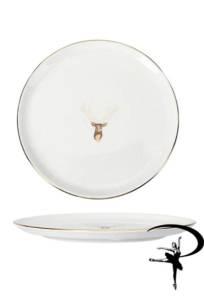 Porland Ruby Jingle Flat Plate 21cm