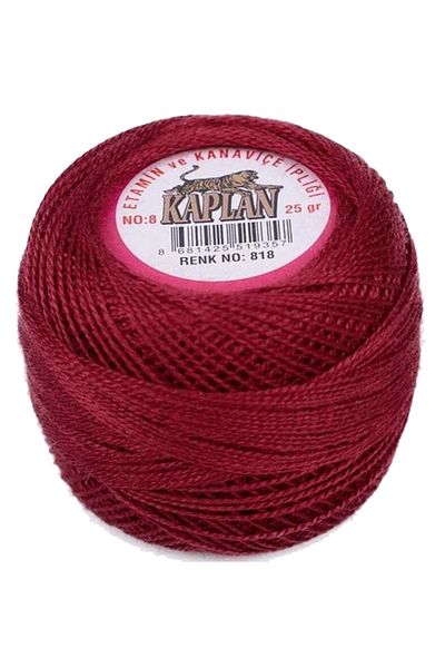 Kaplan Etamine and Cross Stitch Thread 8 Code/Colour: 818 - Royaleks