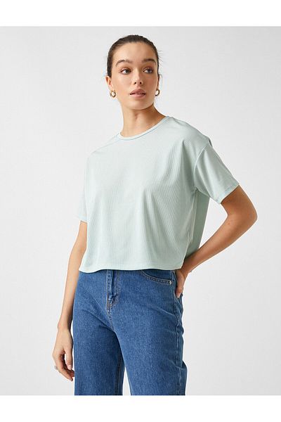 Koton Short Sleeve Crew Neck T-Shirt